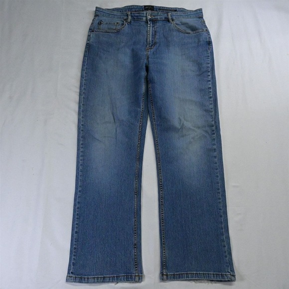 Jack of Spades 38 x 32 High Roller Stretch Light Wash Denim Jeans - Picture 1 of 5